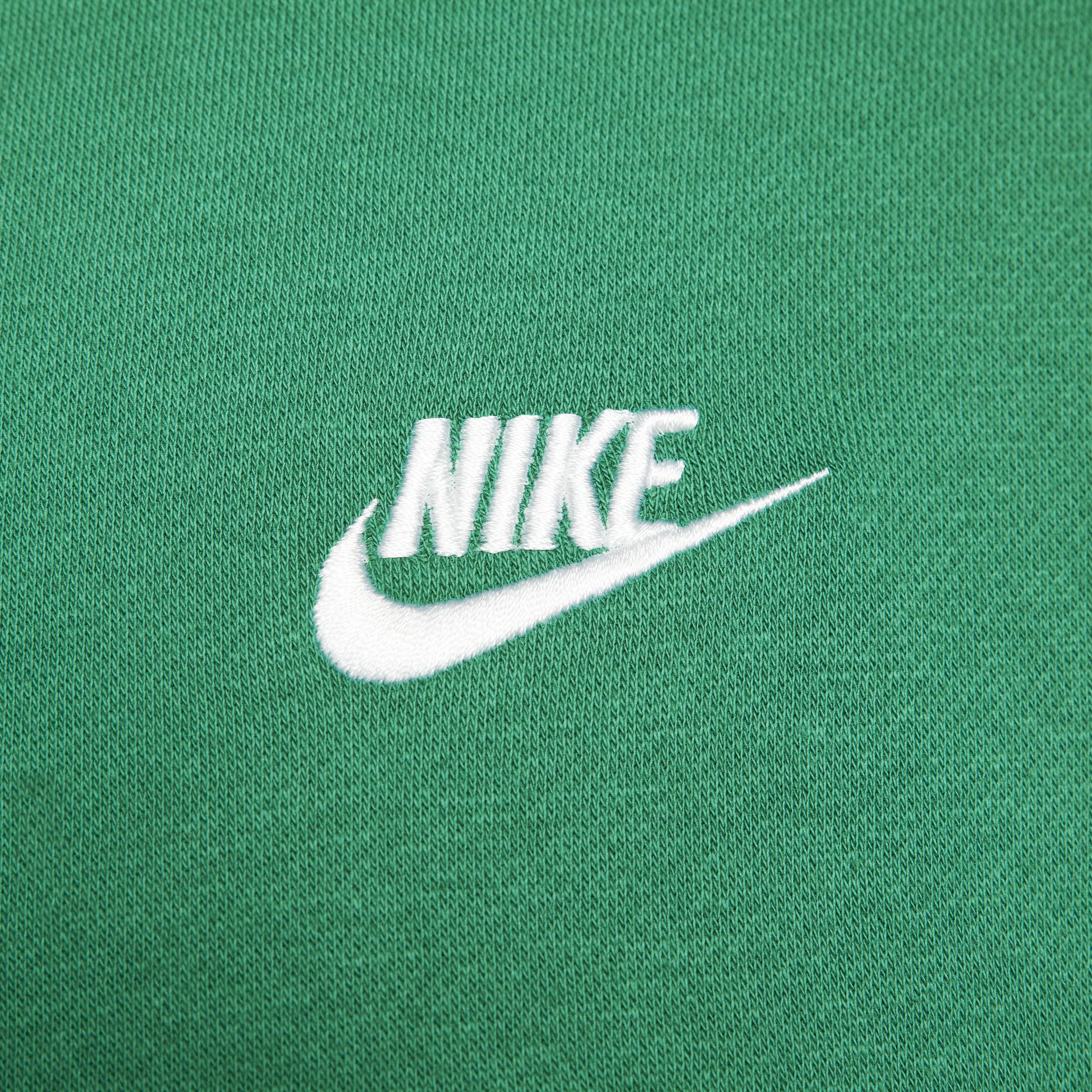 NIKE Club Hoodie In Green-white Product Image