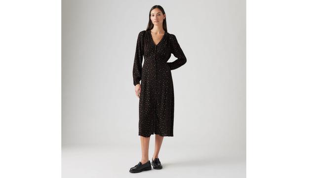 Sarina Long Sleeve Midi Dress Product Image