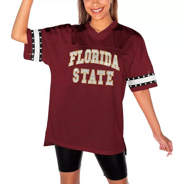 Womens Gameday Couture Garnet Florida State Seminoles Until Kickoff Rhinestone Fashion T-Shirt Product Image