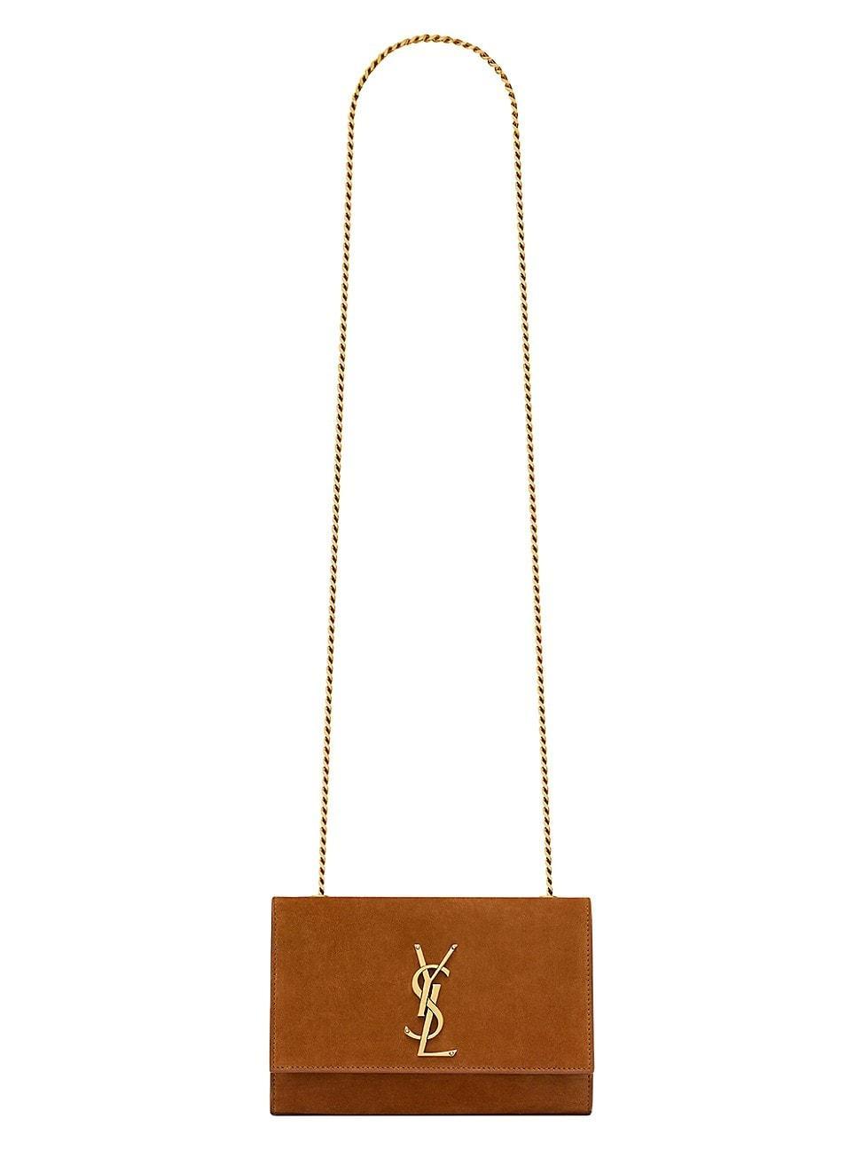 Womens Kate Small Shoulder Bag in Suede Product Image