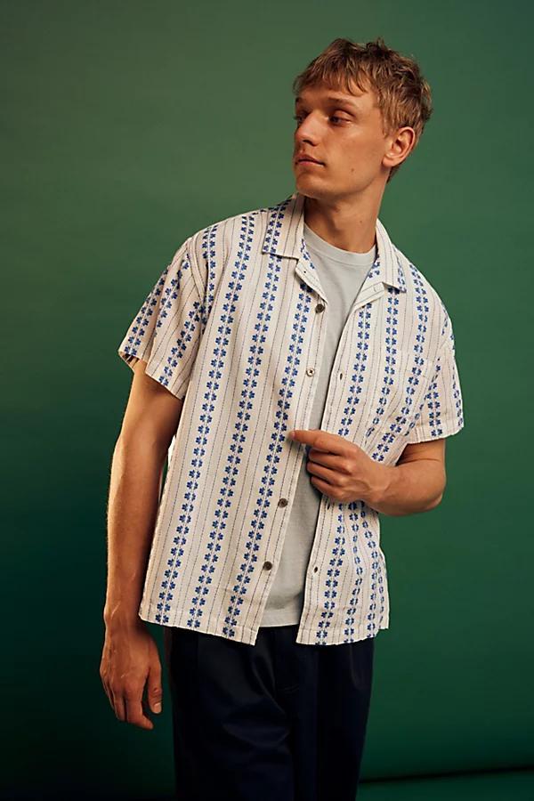 OBEY Harmony Woven Short Sleeve Shirt Top Mens at Urban Outfitters Product Image