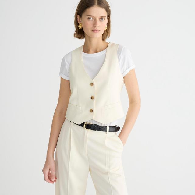 Classic-fit vest in city twill Product Image