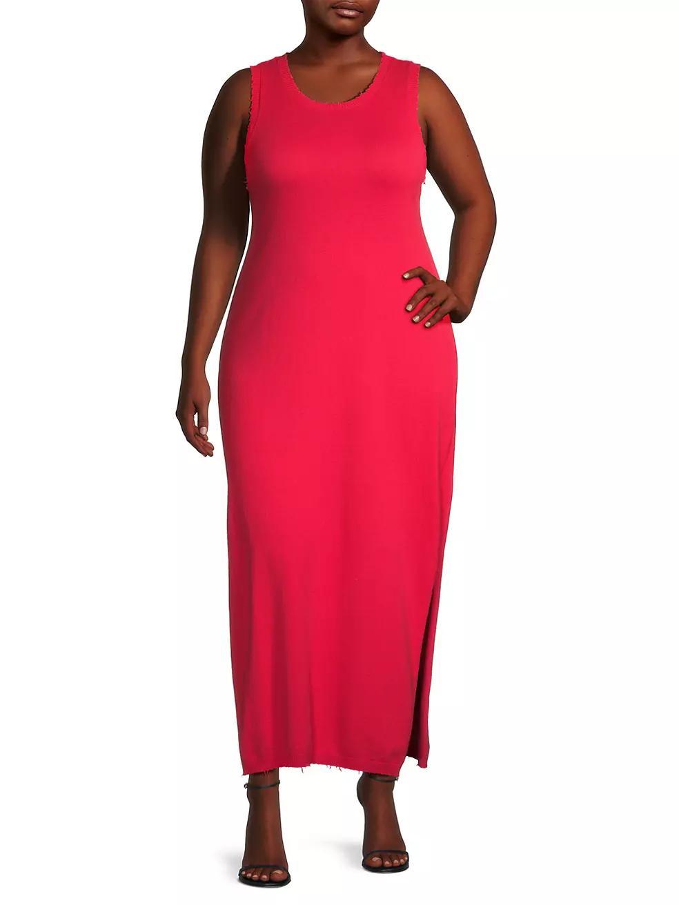 Sleeveless Knit Maxi Dress Product Image