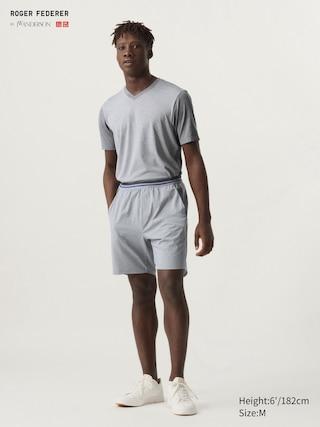 Mens Ultra Stretch Dry-Ex Shorts with Quick-Drying Gray Small UNIQLO US Product Image