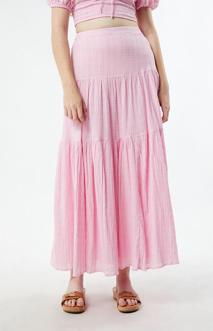 Billabong Women's Sol Tiered Maxi Skirt Product Image