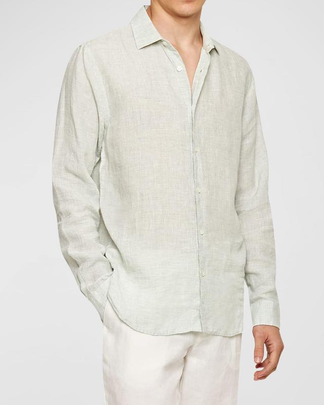 Mens Giles Linen Button-Front Shirt Product Image