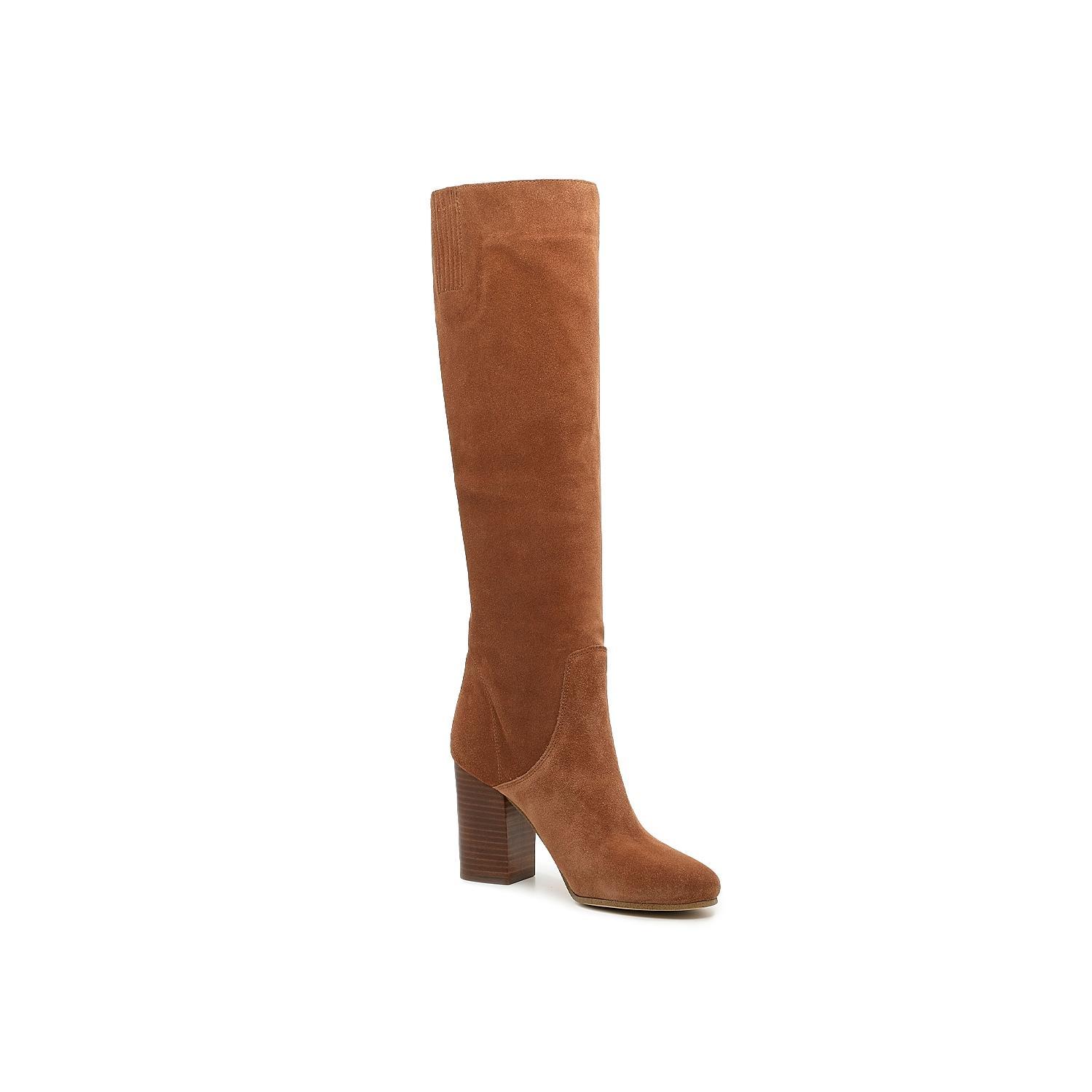 Stuart Weitzman Flare Block Heel Mid Calf Boot Product Image