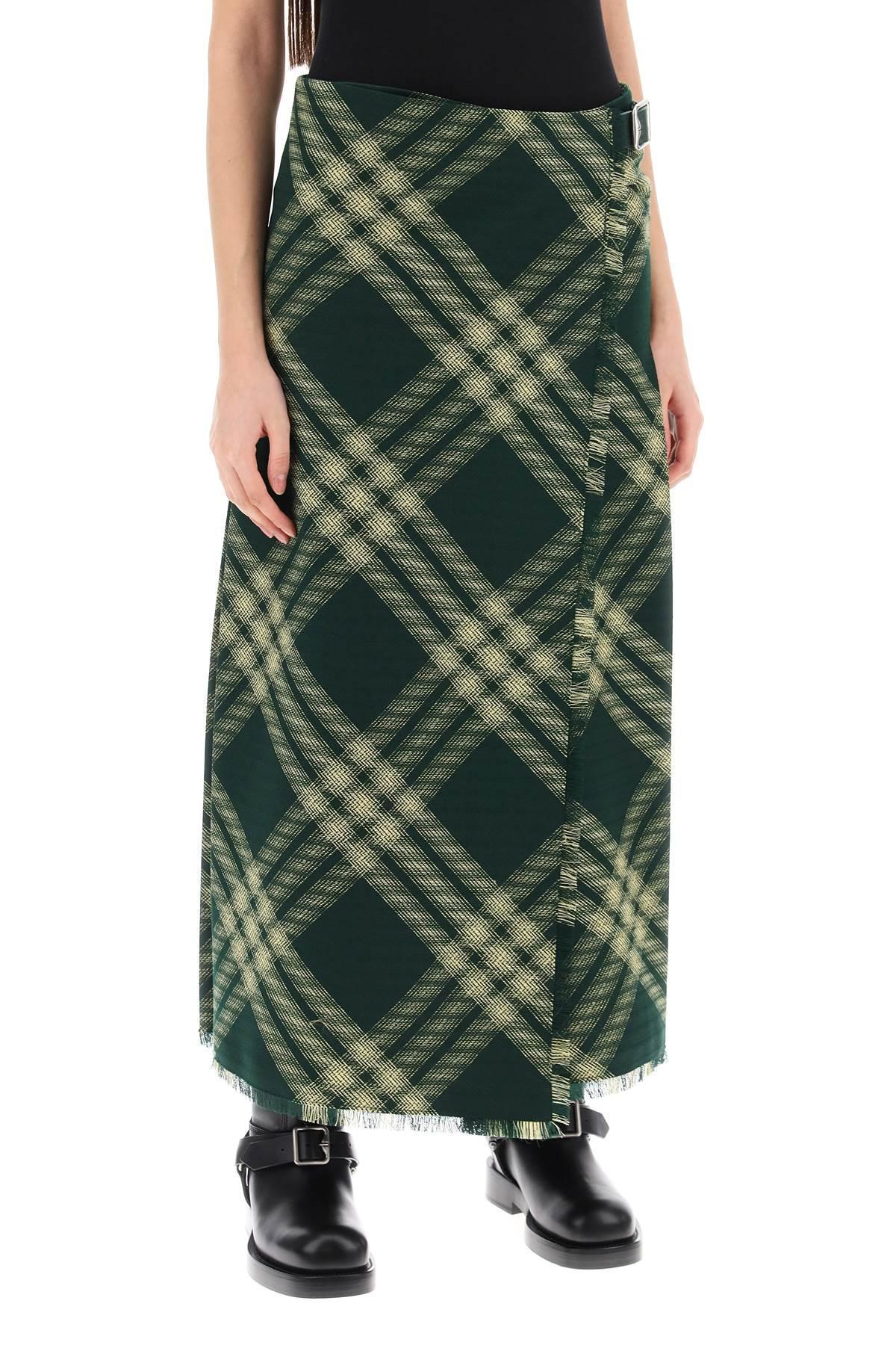 BURBERRY Maxi Kilt With Check Pattern Product Image