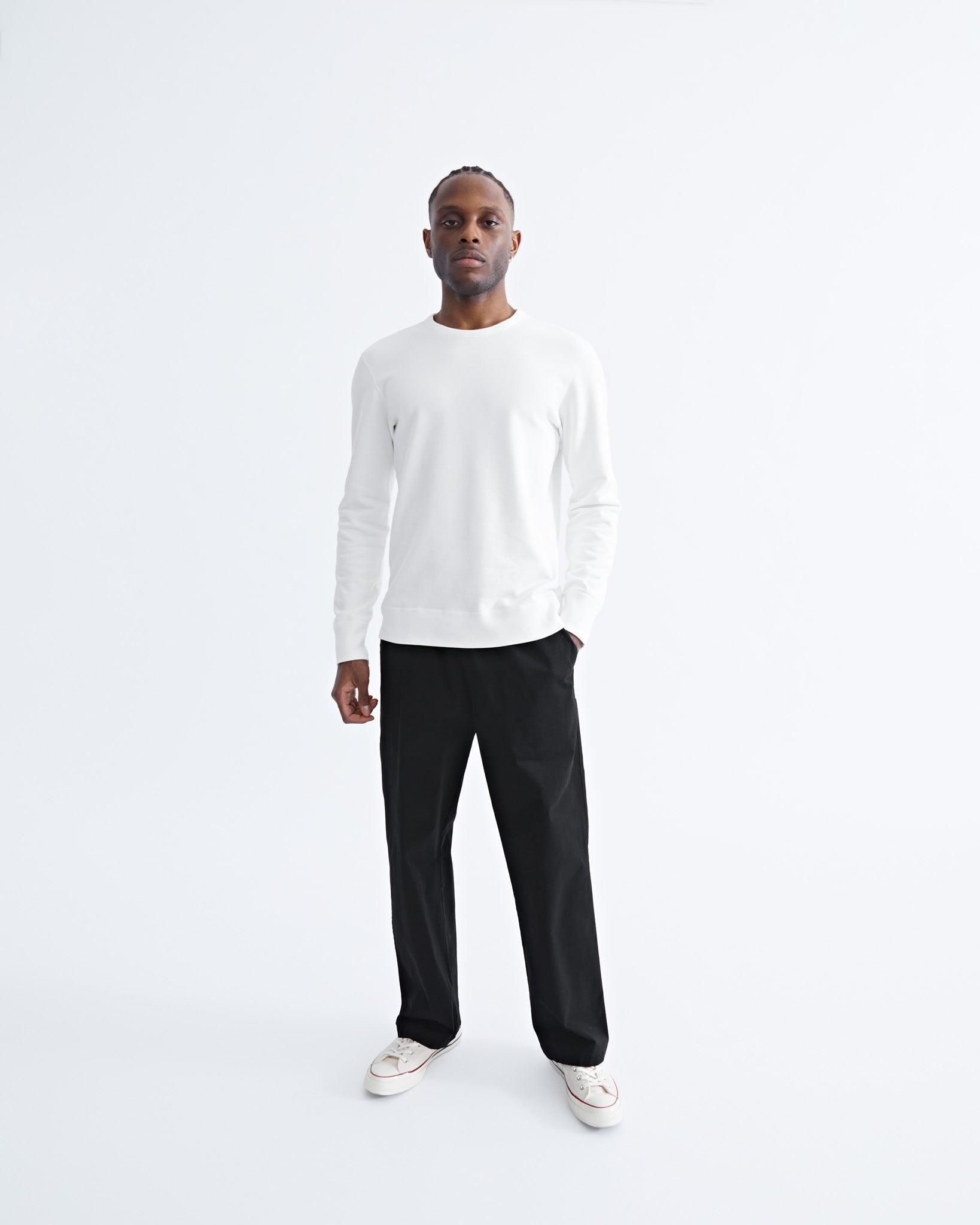 Midweight Terry Slim Crewneck Male Product Image