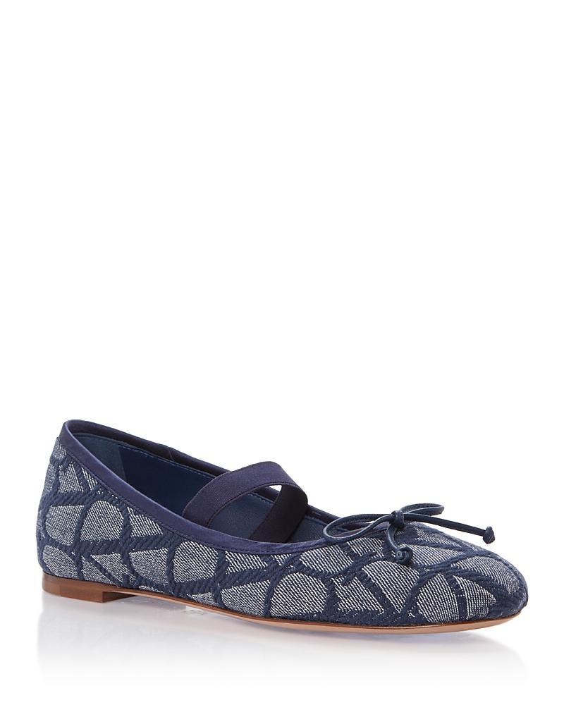 Valentino Garavani Womens Slip On Mary Jane Ballet Flats Product Image