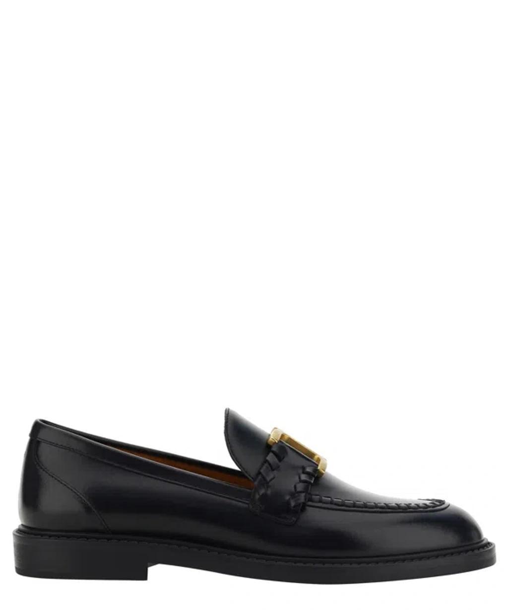 CHLOÉ Marcie Loafers In Black Product Image