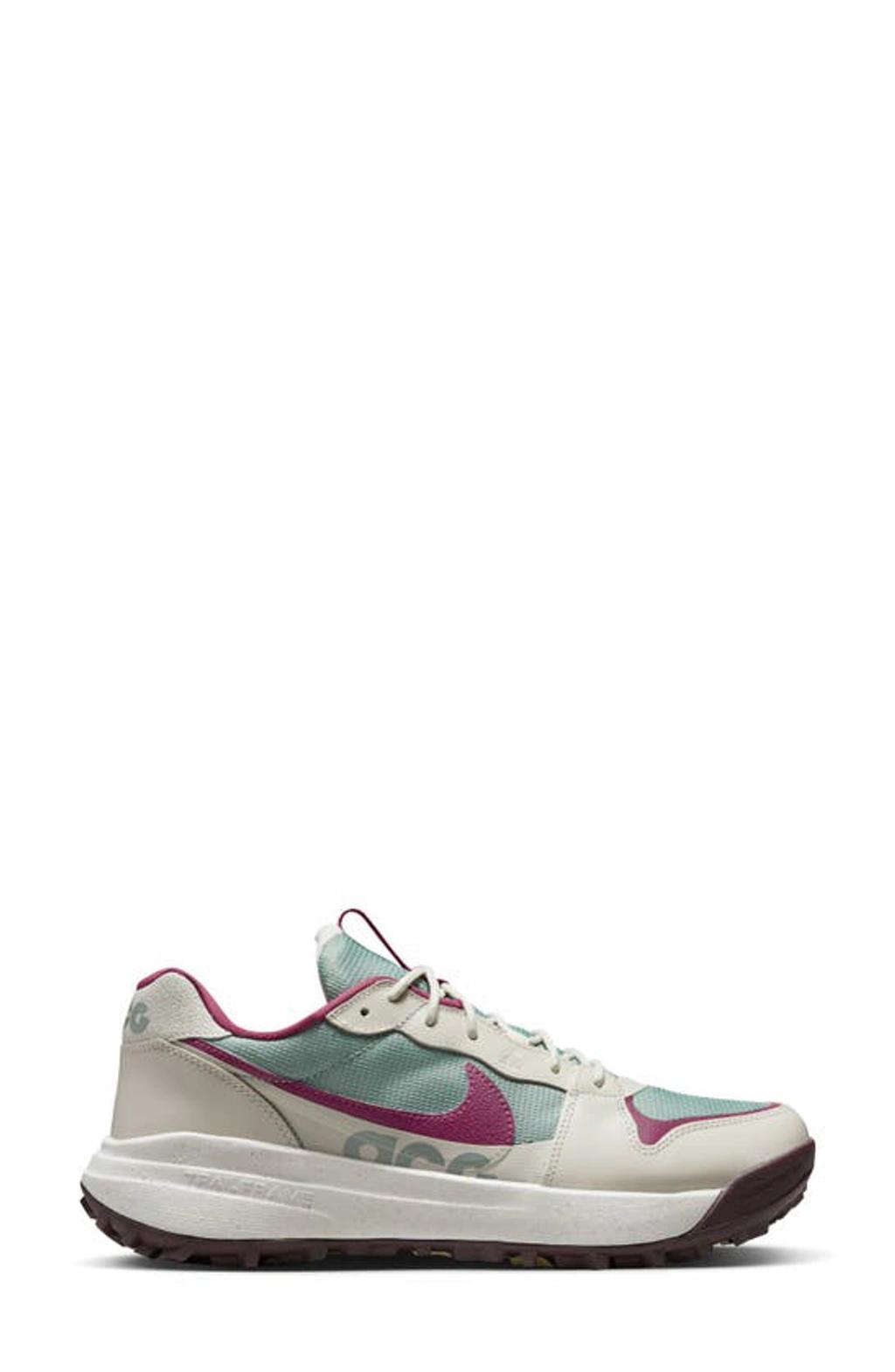 NIKE Acg Lowcate Sneakers Green In Mica Green/rosewood-lt Bone-phantom-night Maroon- Product Image