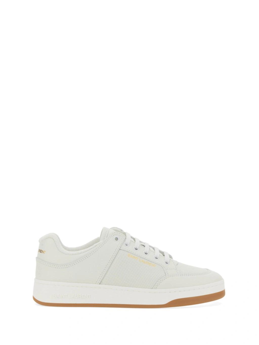 Leather Sneakers In White Product Image