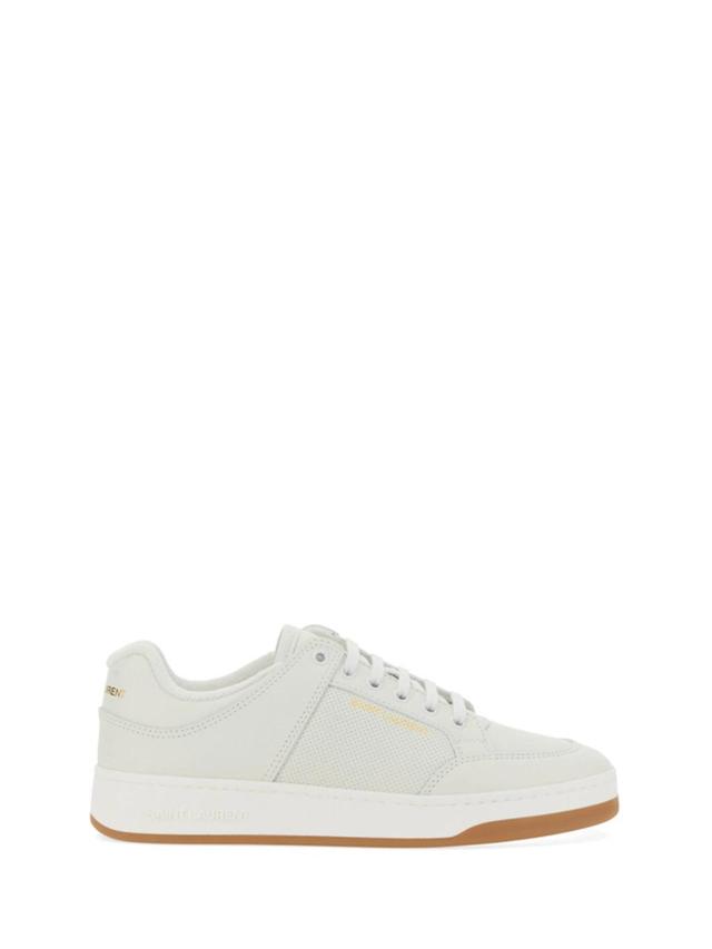 Leather Sneakers In White Product Image