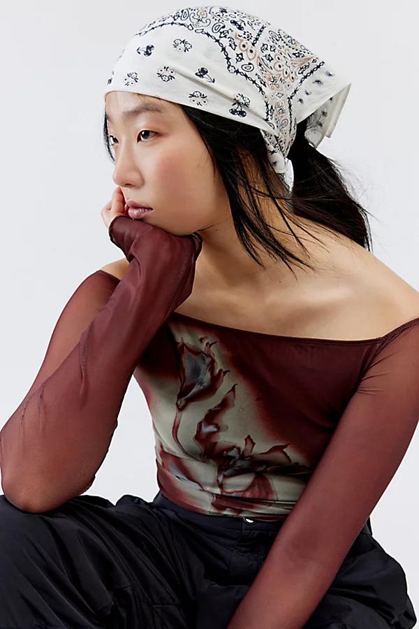 Cherry Print Bandana Womens at Urban Outfitters Product Image