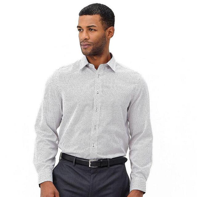 Mens Nick Graham Traveler Collection Performance Modern-Fit Stretch Dress Shirt Product Image