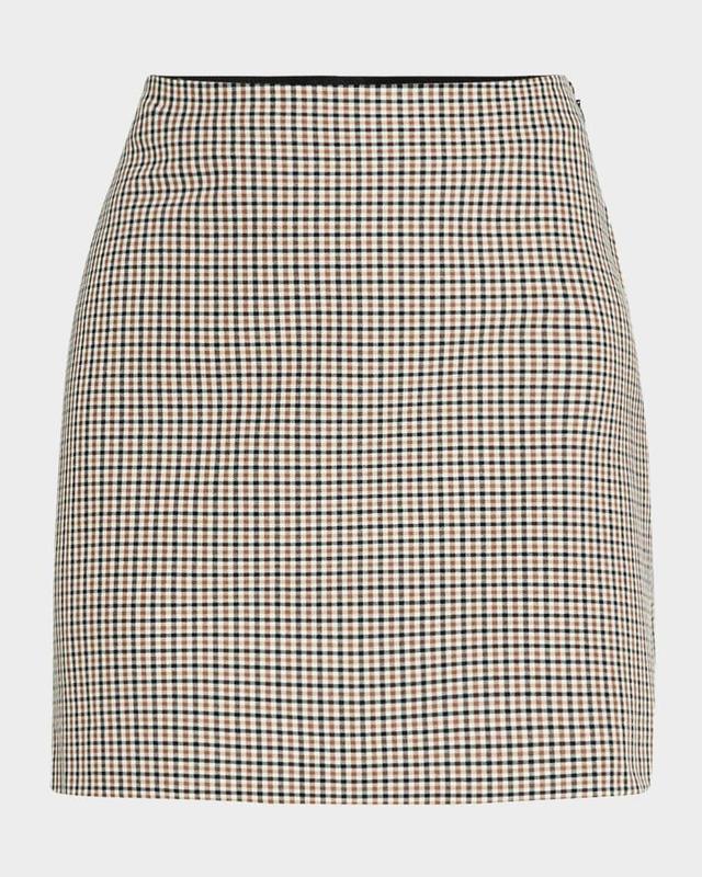 Maris Plaid Mini Skirt Product Image