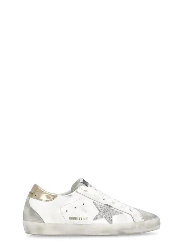 GOLDEN GOOSE Sneakers White In White Crystal Gold Product Image