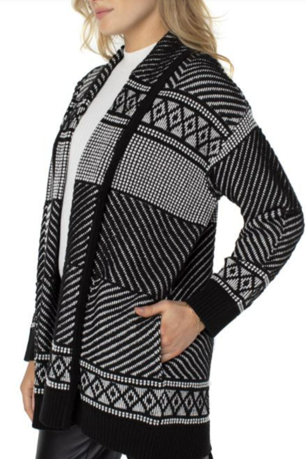 Long Sleeve Open Front Cardigan Product Image