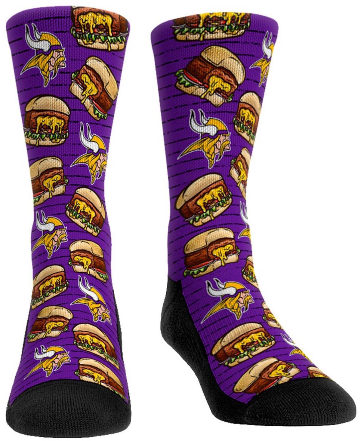 Mens Rock Em Socks Minnesota Vikings Localized Food Crew Socks Product Image