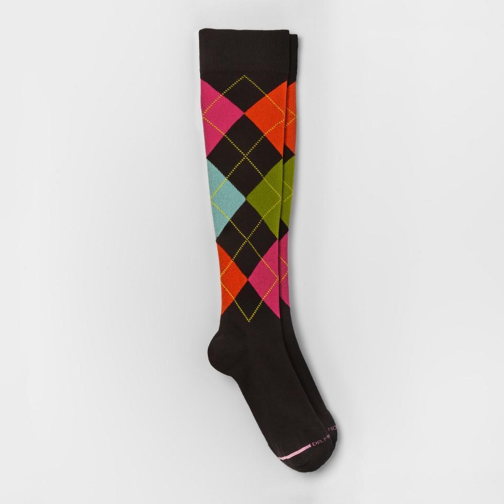 Womens Dr. Motion Compression Argyle Pattern Knee High Socks Product Image