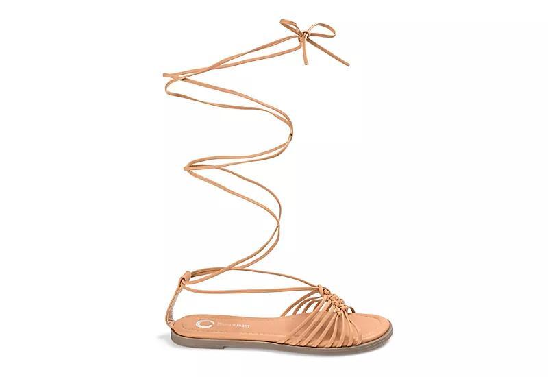 Journee Collection Womens Jess Tie-Up Sandals Womens Shoes Product Image