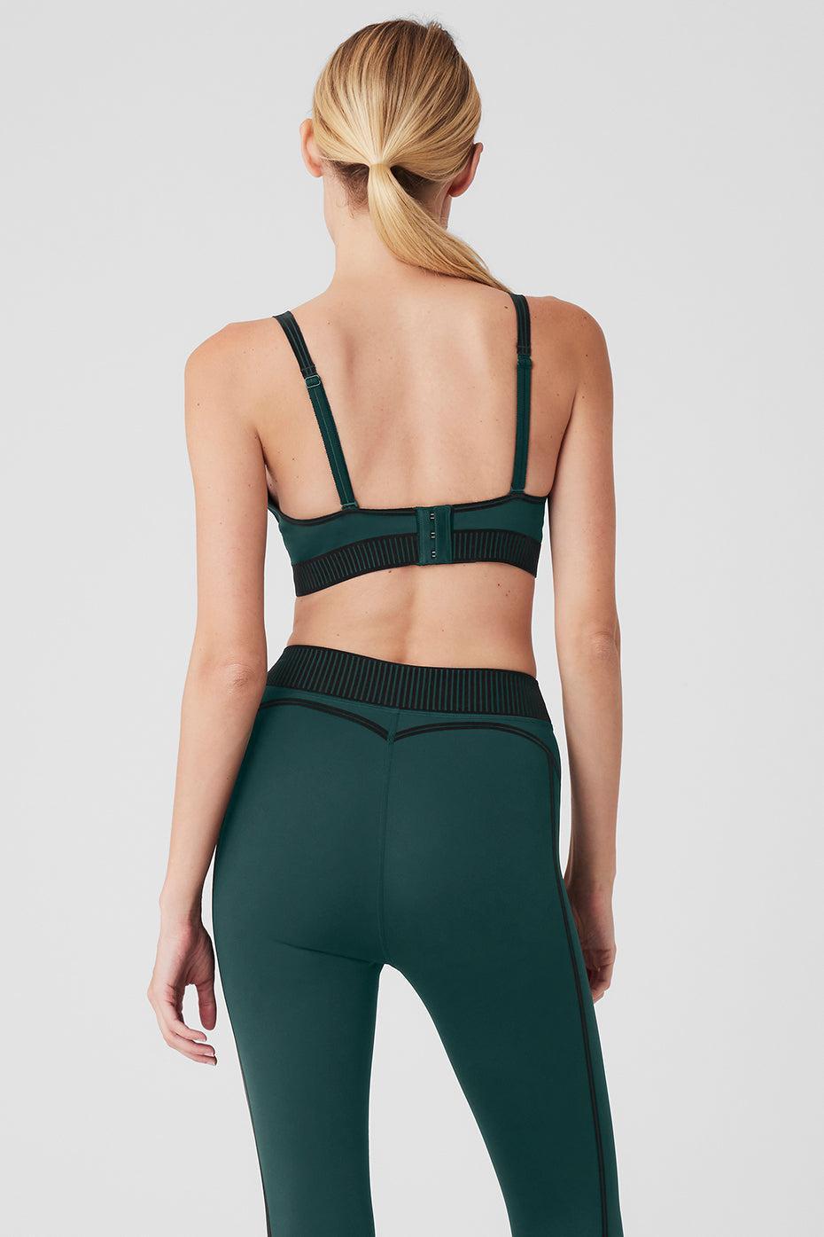 Airlift Line Up Bra - Midnight Green Product Image