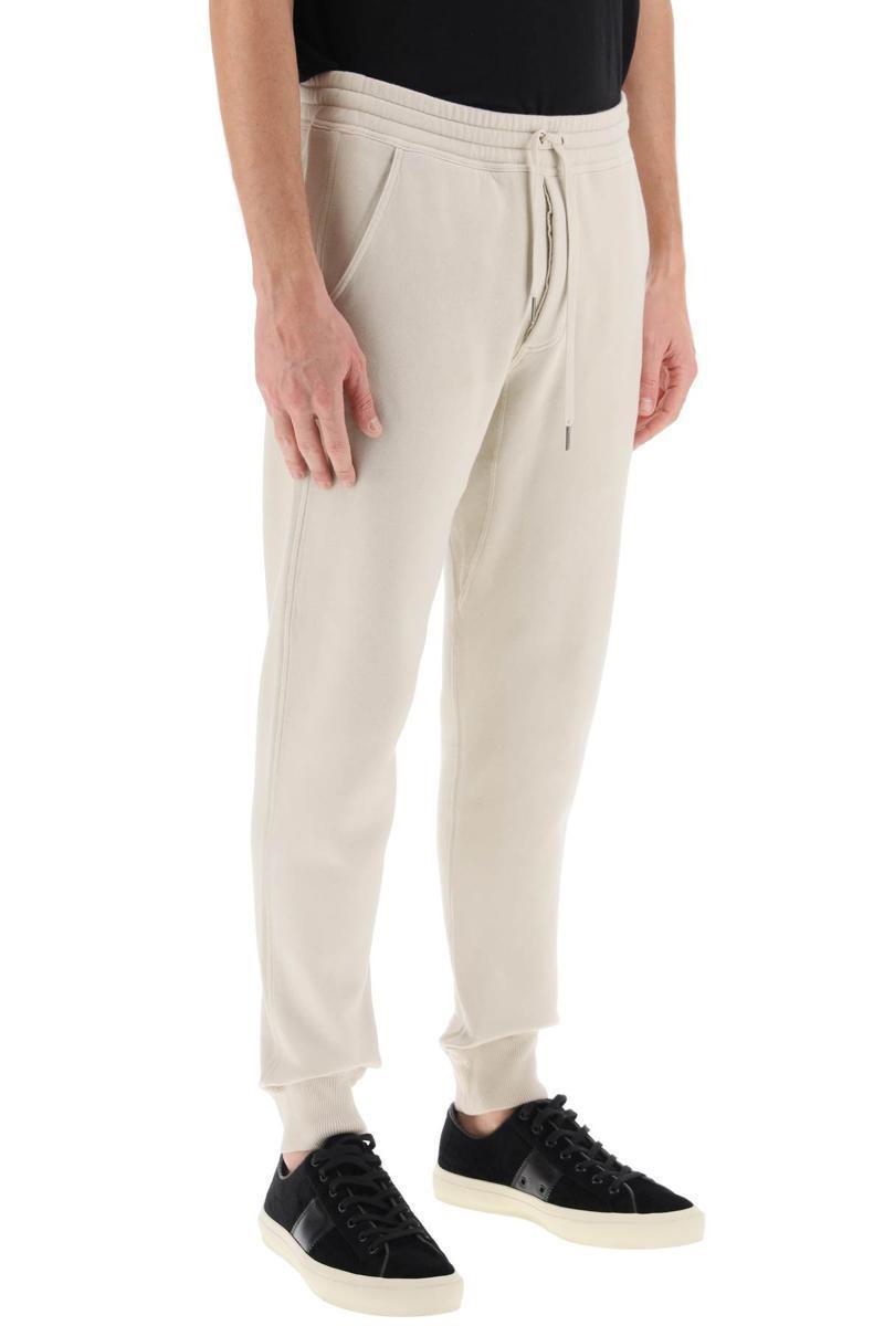 TOM FORD Cotton Drawstring Sweatpants In Multicolor Product Image