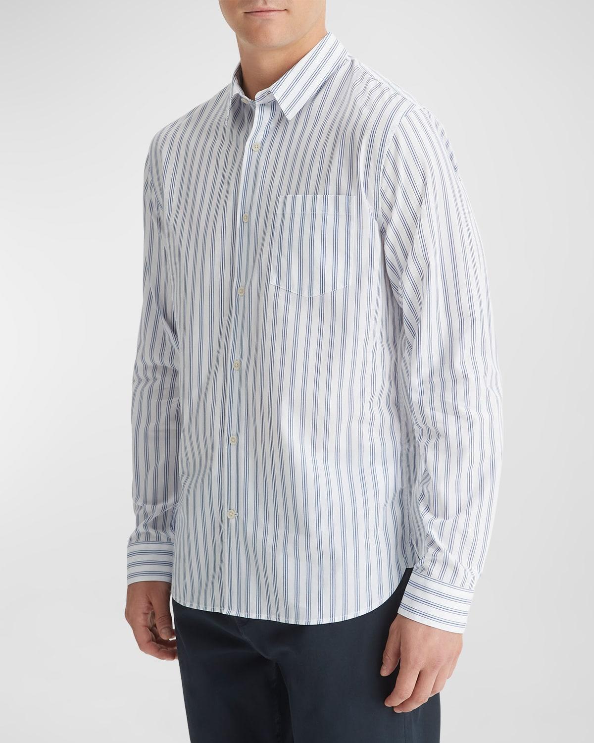 Mens Surf Stripe Button-Front Shirt Product Image