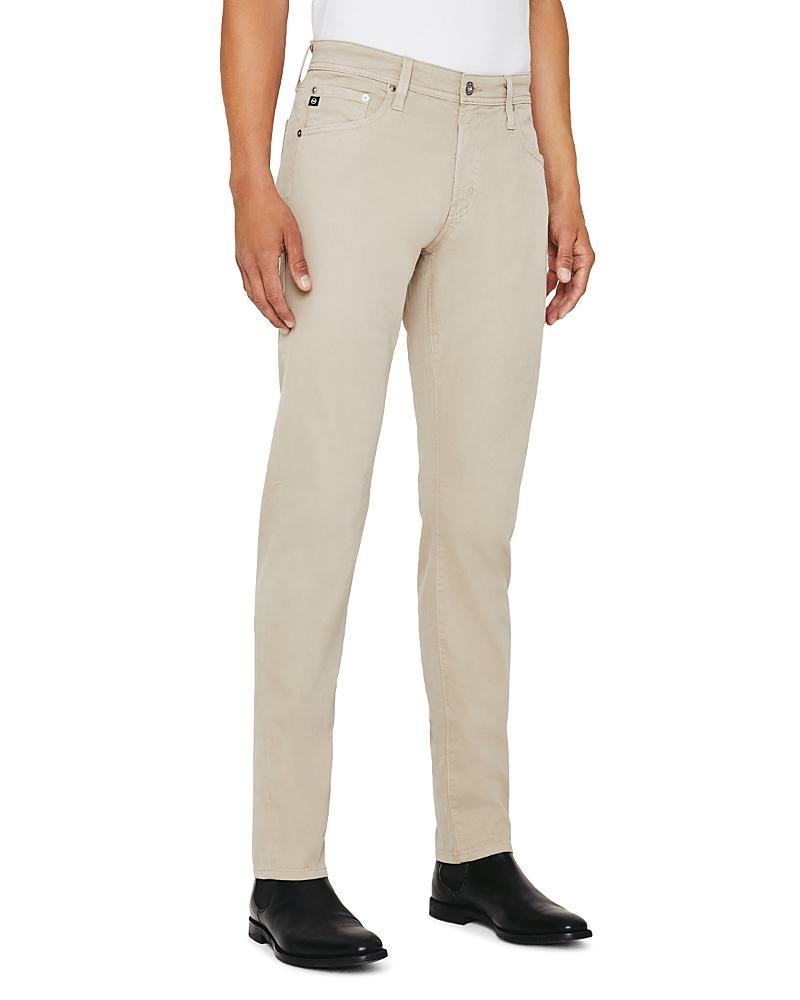 AG Tellis Sueded Stretch Sateen Slim Leg Pants Product Image