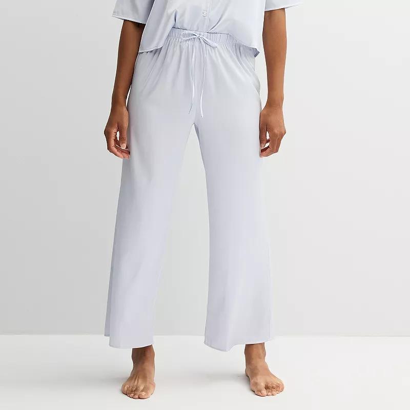 Womens Sonoma Goods For Life Satin Sleep Pants Product Image