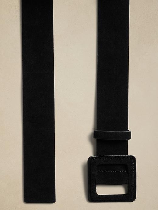 Suede Square Buckle Belt Product Image