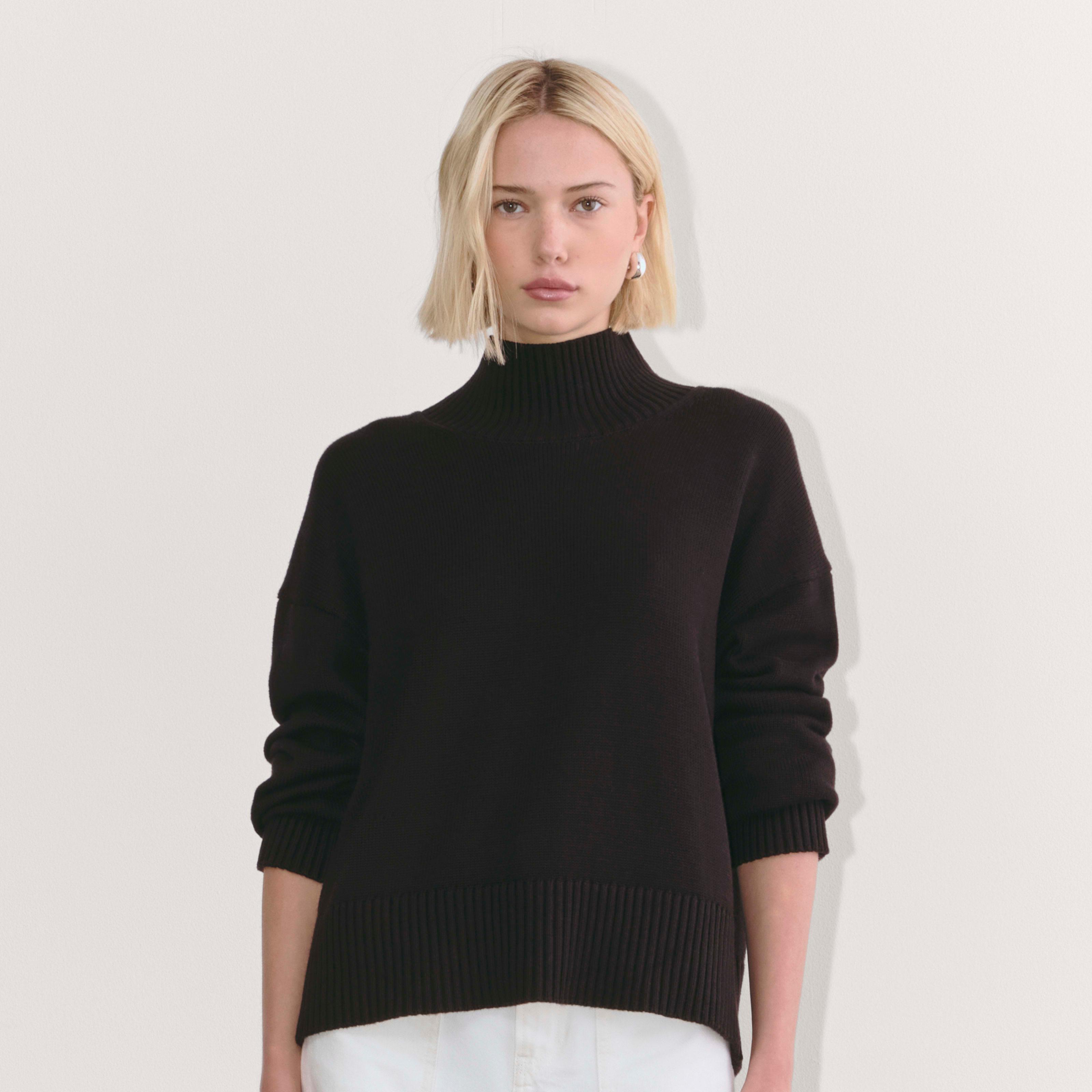 Womens Boxy Turtleneck in Everyday Cotton Sweater by Everlane Product Image