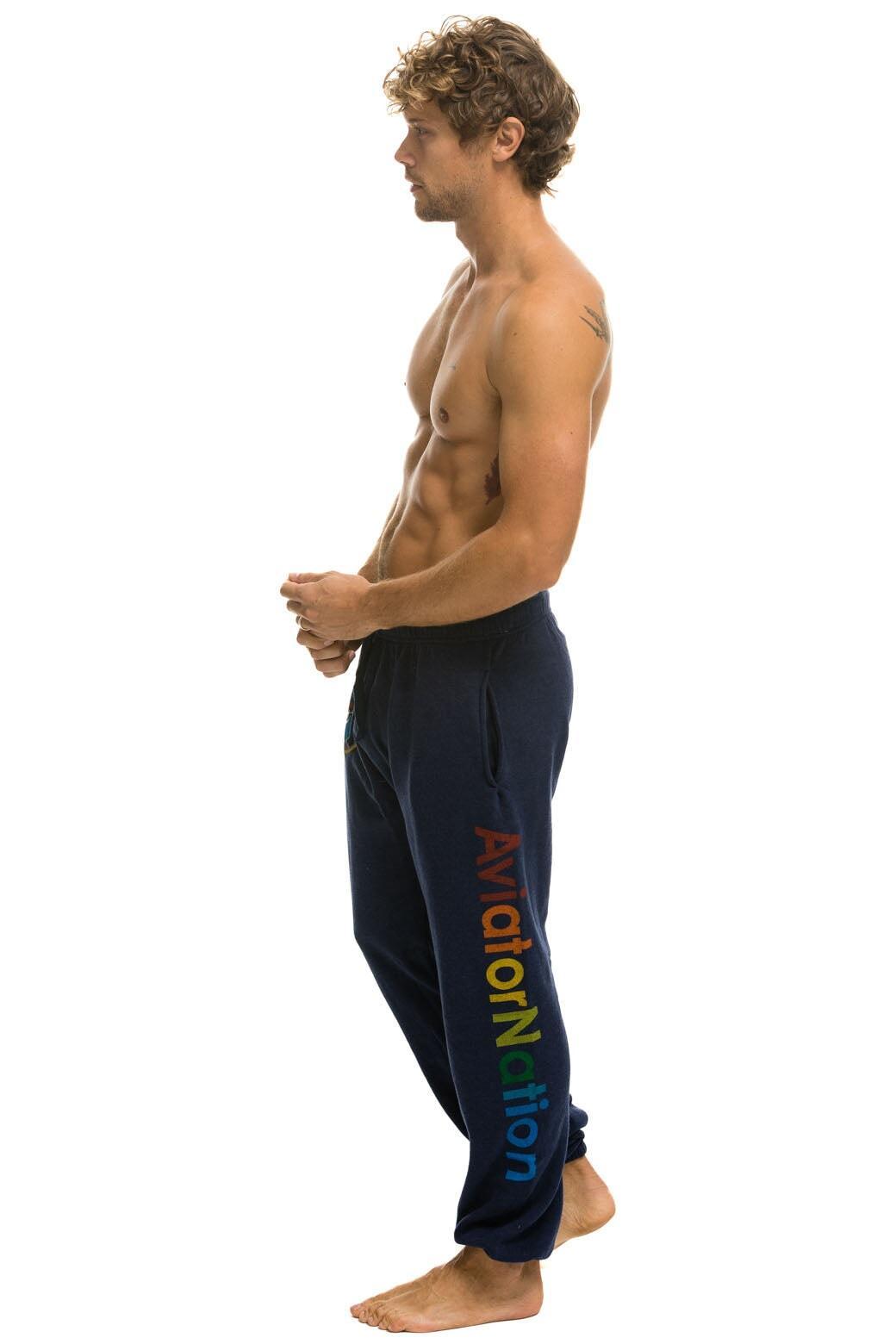 AVIATOR NATION SAN FRANCISCO SWEATPANTS - NAVY Male Product Image