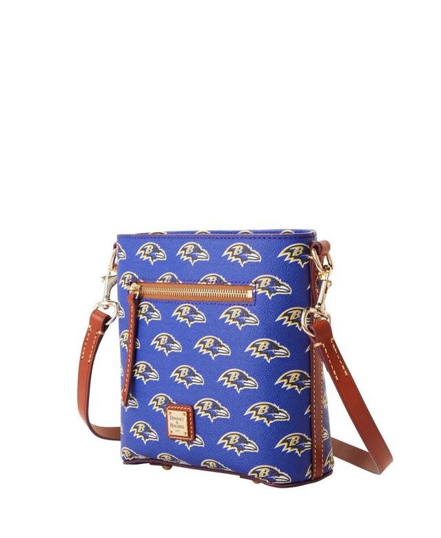 Womens Dooney & Bourke Baltimore Ravens Signature Small Zip Crossbody Purse Product Image