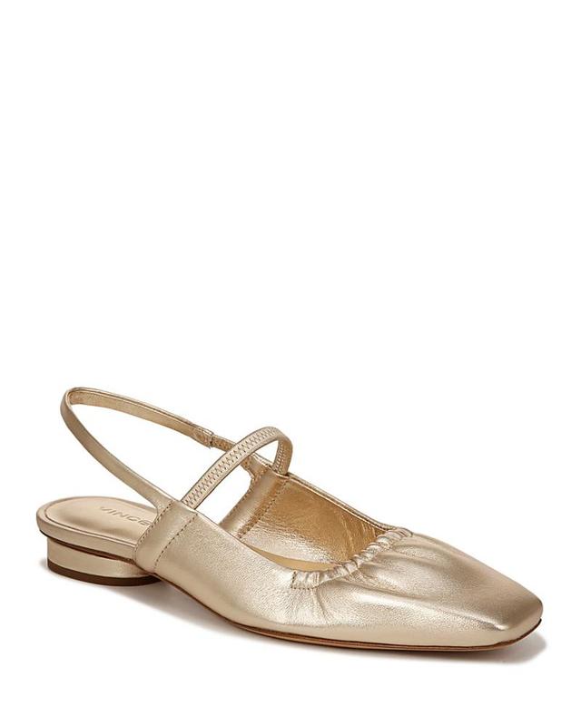 Womens Venice Leather Flats Product Image