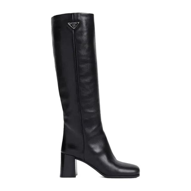 Leather Boots In Black Product Image