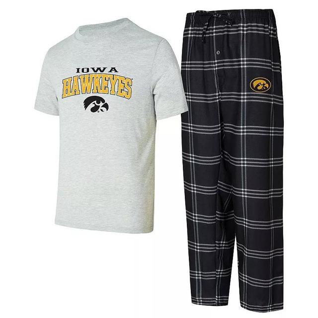 Mens Concepts Sport Iowa Hawkeyes T-Shirt & Pants Sleep Set Product Image