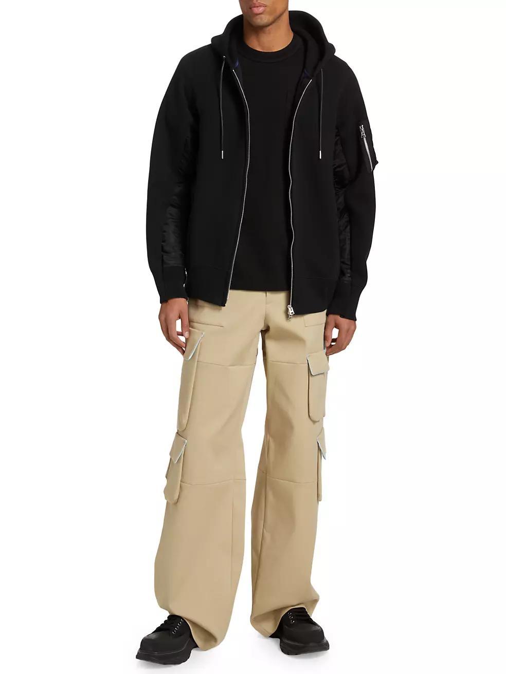 Cotton-Blend Cargo Pants Product Image