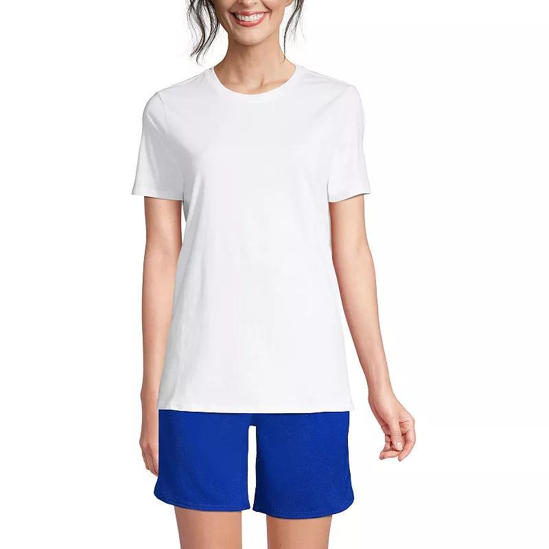 Womens Lands End Short Sleeve Essential Tee Product Image