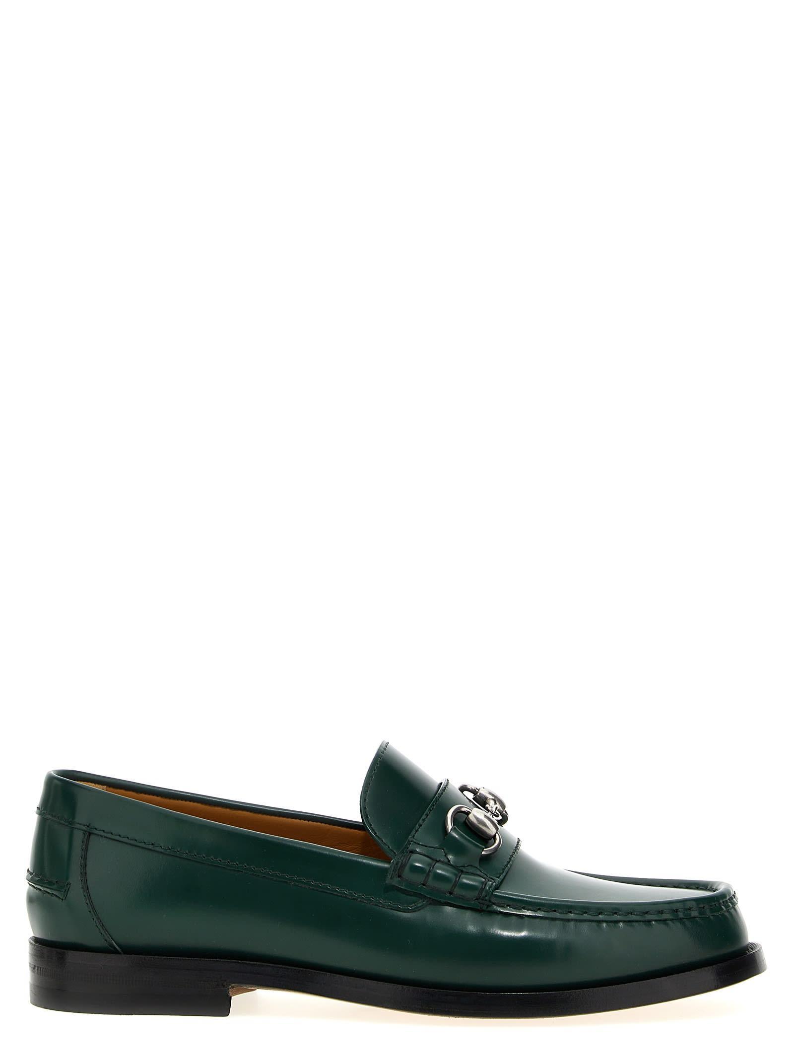 GUCCI Morsetto Loafers In Green product image