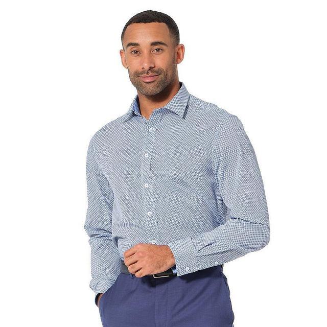 Mens Nick Graham Traveler Collection Performance Modern-Fit Stretch Dress Shirt Product Image