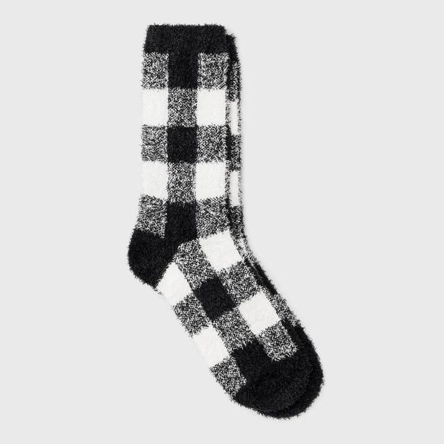 Womens Buffalo Plaid Cozy Crew Socks - Auden 4-10 Product Image