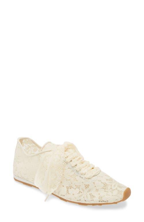 Wing Lace Sneaker In Cream Combo Product Image