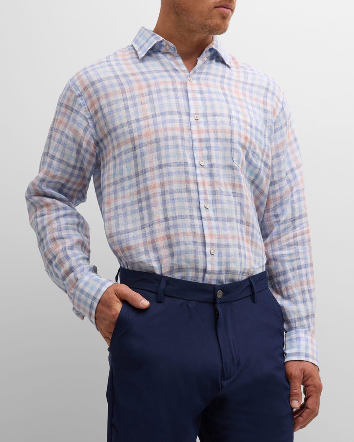 Mens Crown Breakwater Linen Sport Shirt Product Image