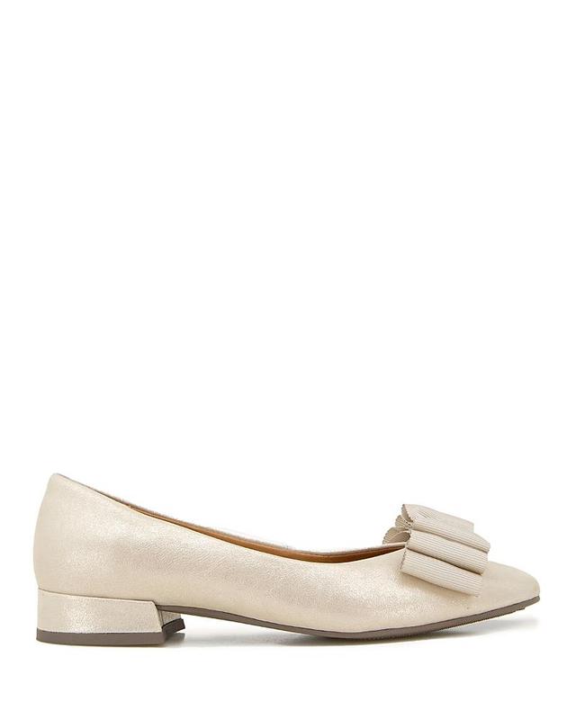 Gentle Souls by Kenneth Cole Atlas Flat (Ice Metallic) Women's Shoes Product Image