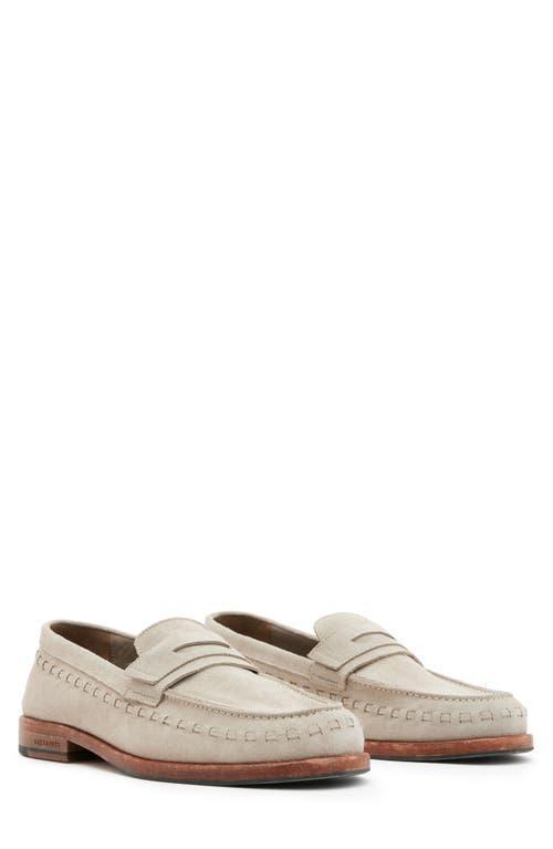 AllSaints Sammy Loafer (Sand) Men's Lace Up Wing Tip Shoes Product Image