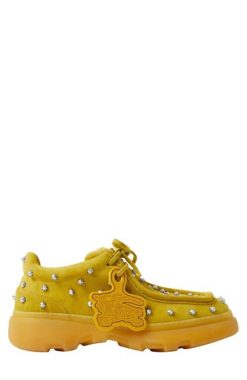 burberry Creeper Stud Faux Suede Oxford Product Image