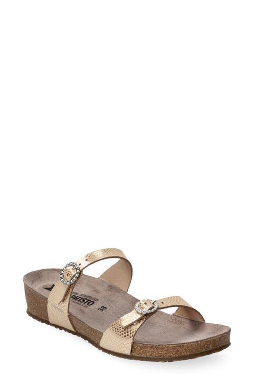 Mephisto Idelya Crystal Buckle Slide Sandal Product Image