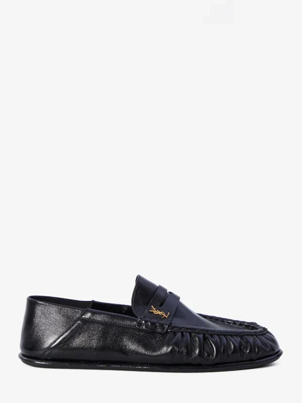 Le Loafer Penny Slippers In Black Product Image